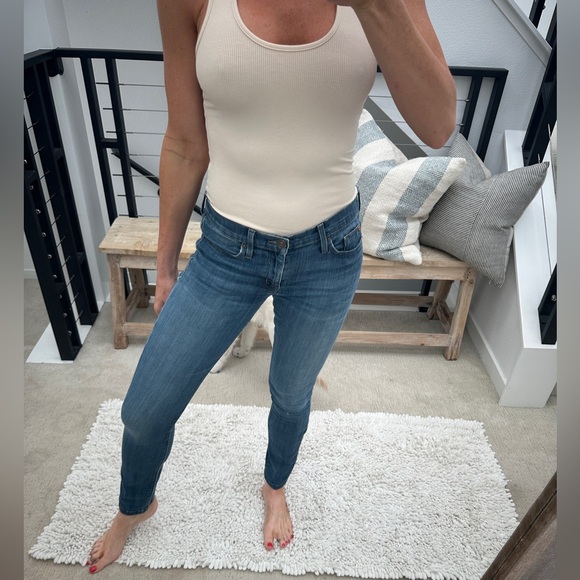 Hudson Jeans Denim - Hudson Jeans blue denim pants low rise straight leg skinny fit classic trendy 27